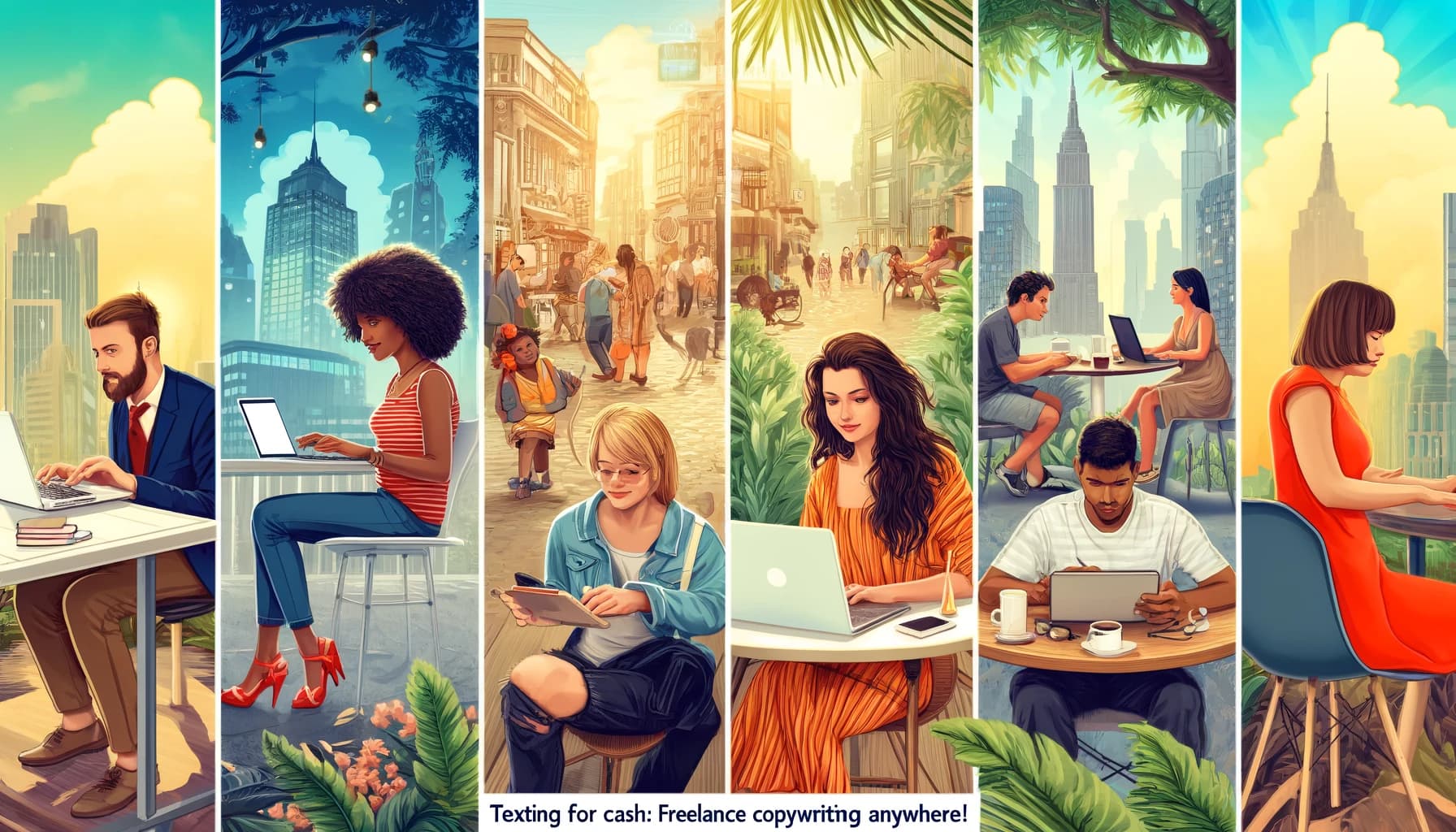 Nge-Text Aja Bisa Dapat Duit: Nge-Freelance Copywriting Dimana Aja