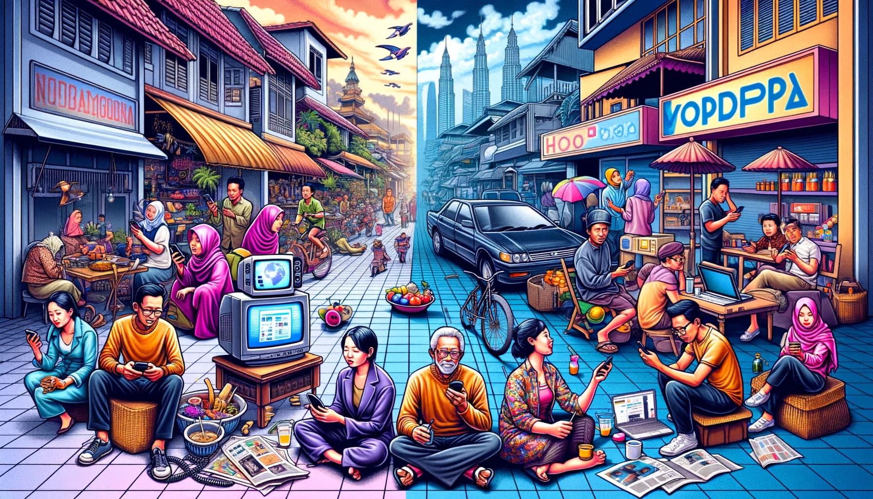 Kehidupan Sosial dan Teknologi Indonesia: 2005 vs Sekarang