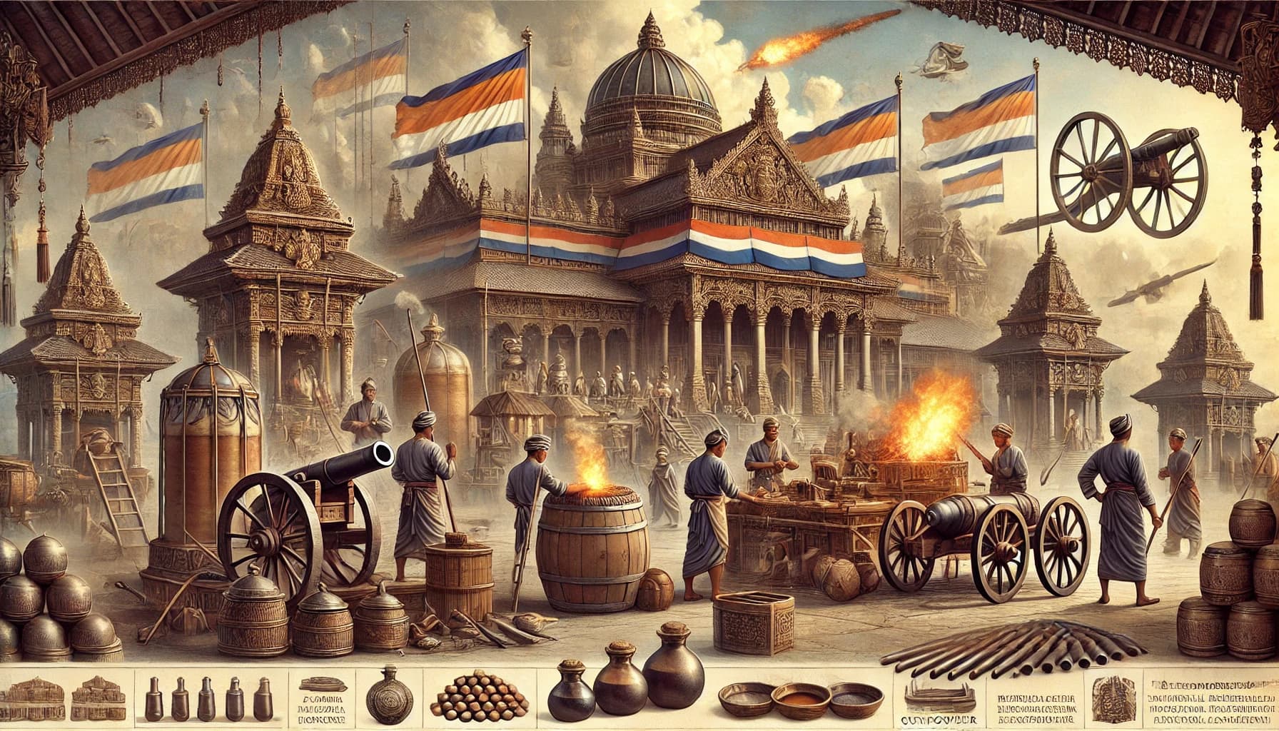 Perkembangan Teknologi Bubuk Mesiu di Zaman Kerajaan Majapahit